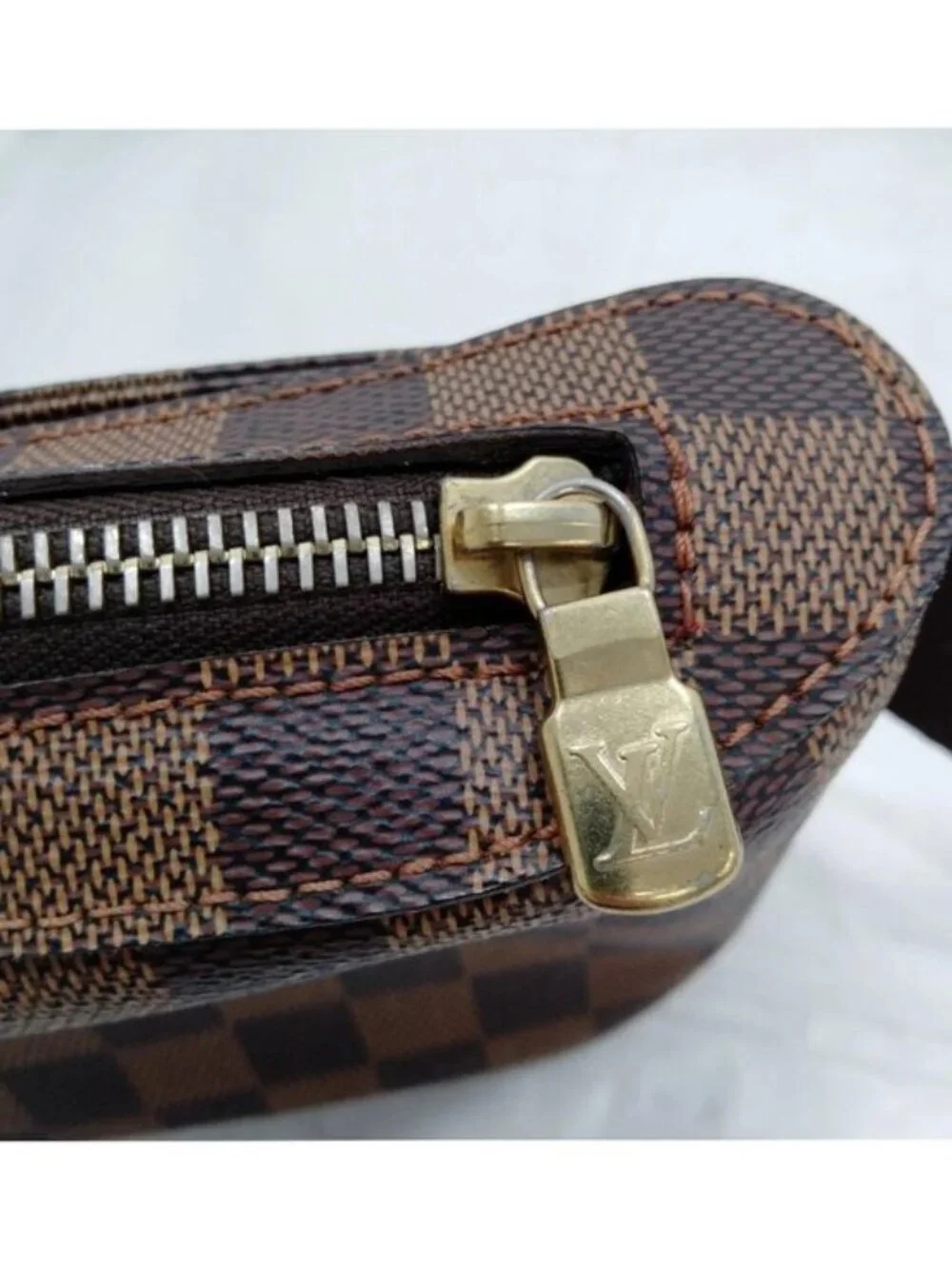 Authentic Louis Vuitton Geronimos Damier Ebene Crossbody Sling Waist Bag - Picture 10 of 16